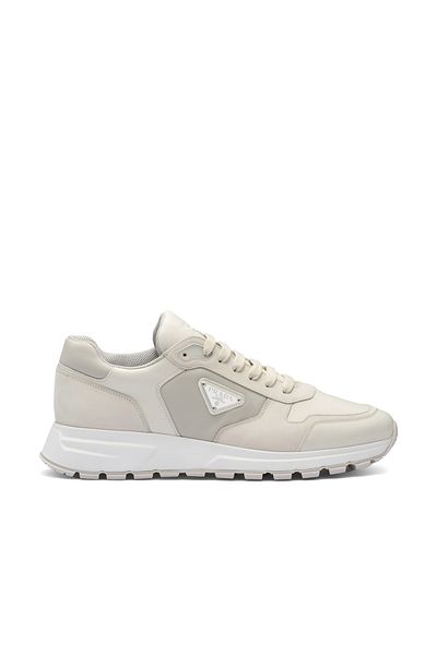 Prada Sport High-Top Nubuck and Nylon Sneakers
