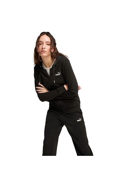 Puma Tracksuit Puma Metallic Hooded Sweat Suit Tr Op, Black, Women