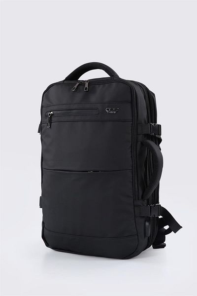 ÇÇS Black Unisex Camping and Travel Backpack 51479