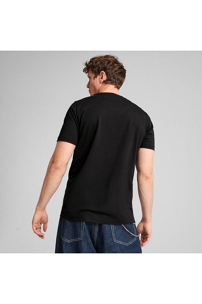 Puma Μπλουζάκι Puma Graphics Wording Tee, Μαύρο, Ανδρικό