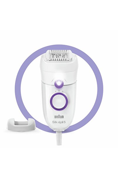 Braun Silk-épil 5 5505 Kablolu Kuru Kullanım Epilatör, Smartlight, Daraltıcı Başlık