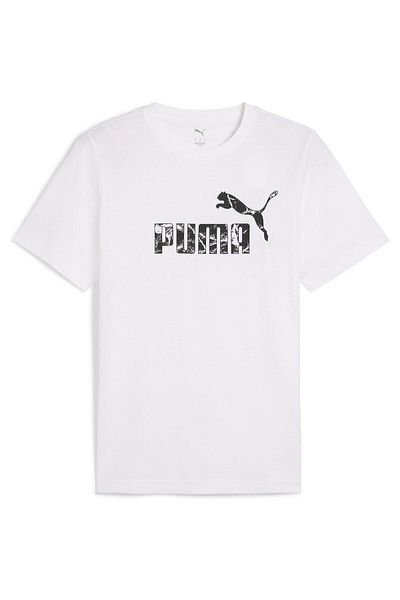 Puma Μπλουζάκι Puma Graphics No.1 Logo Tee, Λευκό, Ανδρικό