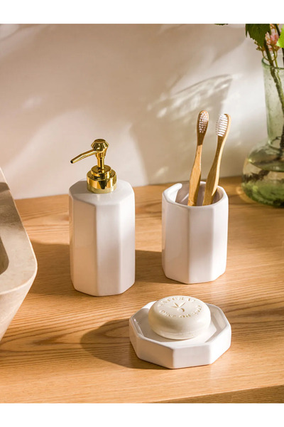 LC Waikiki Lcw Home Seramik 3 Parça Banyo Seti