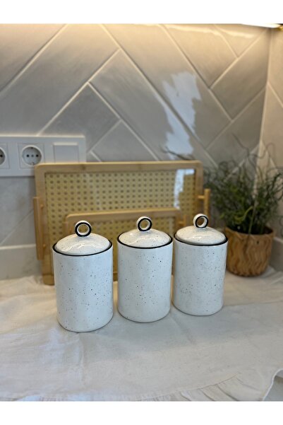 Sade Hediye 3-Piece Porcelain Spice Set