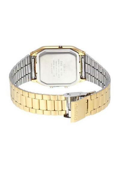 Casio Casio Unisex AQ-230GA-9DMQYE Water Resistant Digital Watch - 28 mm - Gold