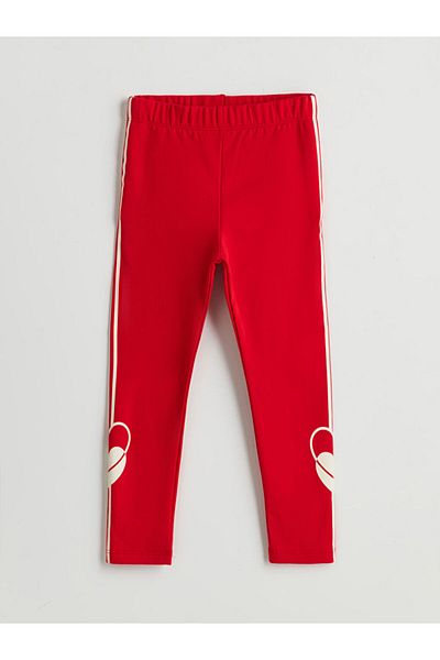 LC Waikiki Printed Girls' Tights with Elastic Waistband