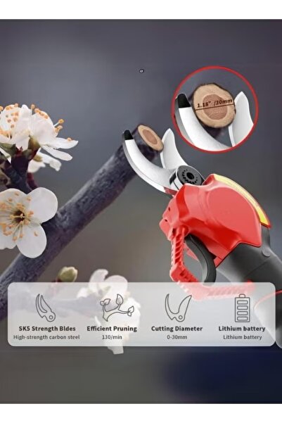Denx Pruning Shears Electronic Pruner  500W Tree and Plant Trimming and Cutting DX2572