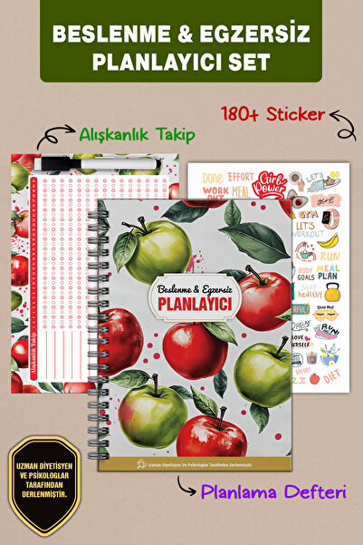 Copyrite Beslenme ve Egzersiz Planlama Defteri | A5 Spor, Beslenme, Diyet, Uz...