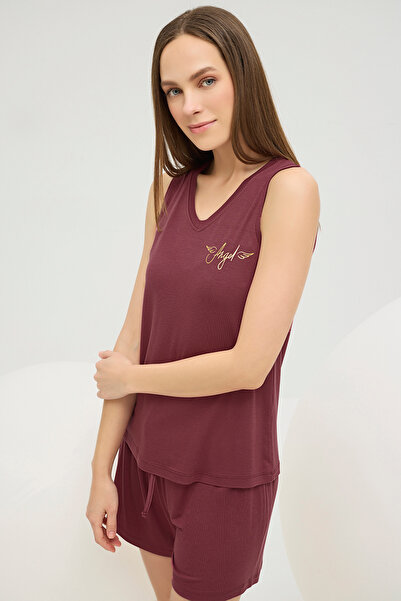 Sevim 16675 КОМПЛЕКТ ДАМСКИ ШОРТИ С ПРИНТ