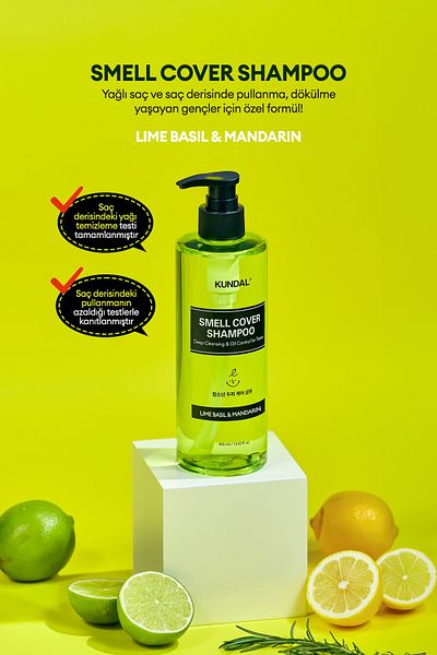 Kundal Sebum Balancing Care Shampoo for Teenagers 400ml Kundal Limebasil&Mandarin