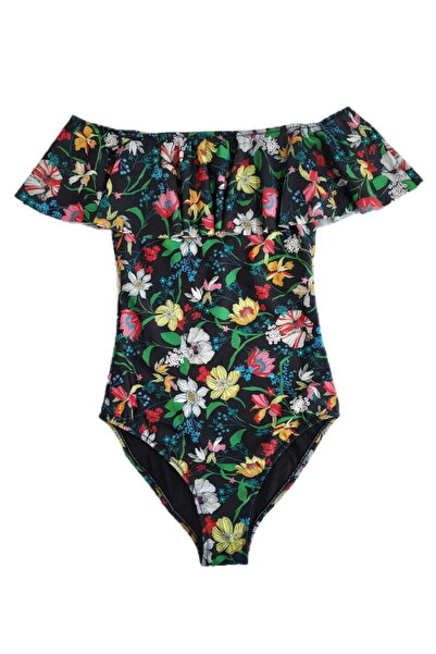 DEEP BEACH Flounce Floral μαγιό Db20025m