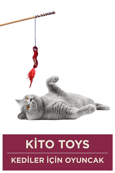 kito لعبة الدودة (OLTA) القطيفة للقطط (تحتوي على ماتاتابي)