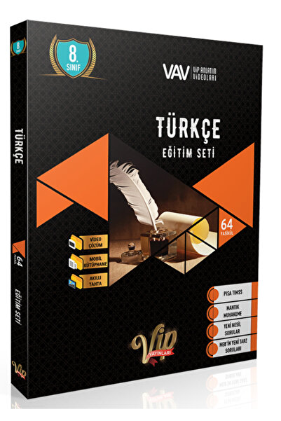 vip yayınları Vip 8. Sınıf Türkçe Eğitim Seti
