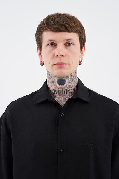 Machinist Men's Basic Black Shirt