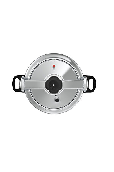 ALSAIF Aluminum Pressure Cooker Size: 6 Liter, Color: Silver Model: K99006, 5 Years Warranty
