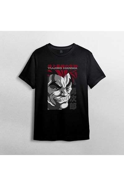 Pixxa Μπλουζάκι Baki Hanma Yujiro Unisex 100% βαμβακερό με λαιμόκοψη μοντέλο 5