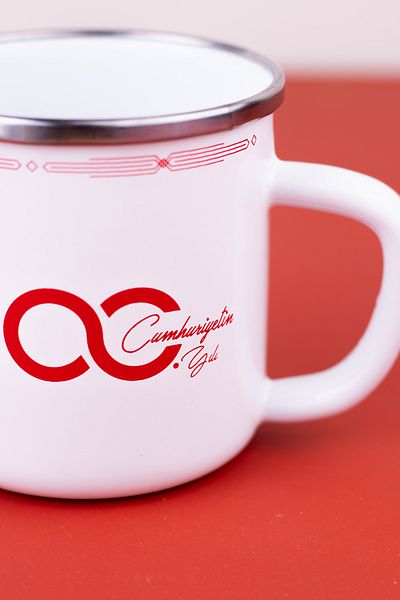 EMAYlab 100.Year Enamel Mug (Non-Removal Pattern)