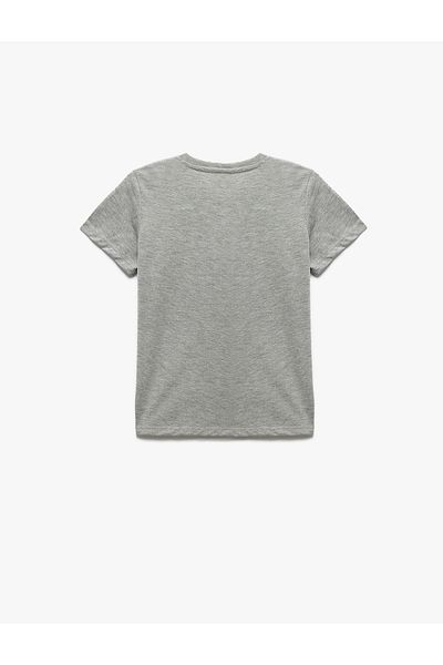 Koton Printed Crew Neck Short Sleeve T-Shirt
