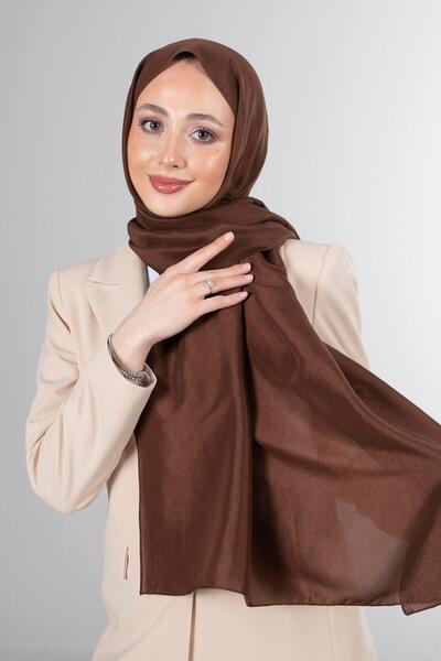 HAREM SCARF شال فوال بني مرير بريسا