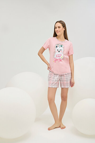 Sevim 16622 КОМПЛЕКТ ДАМСКИ ШОРТИ С ПРИНТ