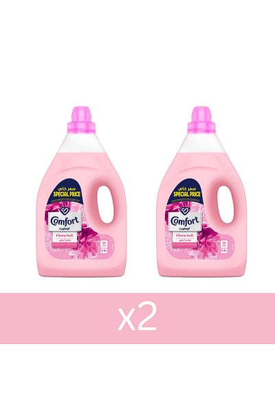 Comfort منعم الأقمشة، فلورا سوفت، 3.9 لتر × 2