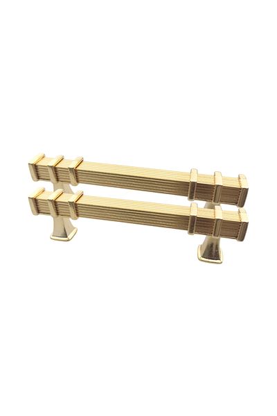 Getshopmini Mâner tavă epoxidică Model modern placat cu aur GT1106