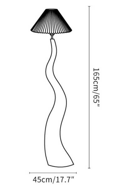 Genel Markalar Fransız iskandinav Lux Lambader Oturma Odası Çalışma Odası Villa Otel Dekoratif Ayaklı AHŞAP RENGİ