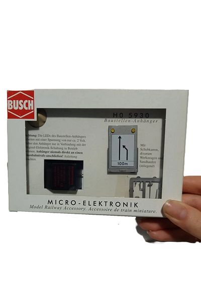 Busch 1:87 Ho Micro-Electronic Model Road Traffic Warning Warning Lights (Miniature Model)