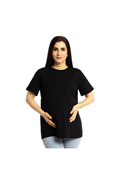 ebebek Baby Mom baby mom Hamile Basic Kısa Kol Tshirt Anne Giyim