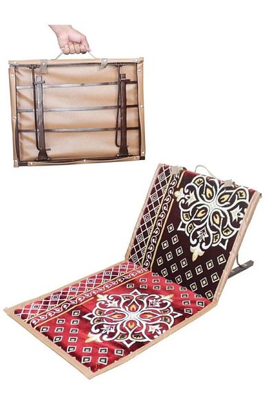 Cady One Ground chair for trips and camping with a foldable and adjustable backrest106×6×50 cm