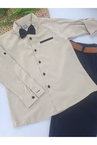 Butik Комплект от 4 части за момче - риза и панталон, качество