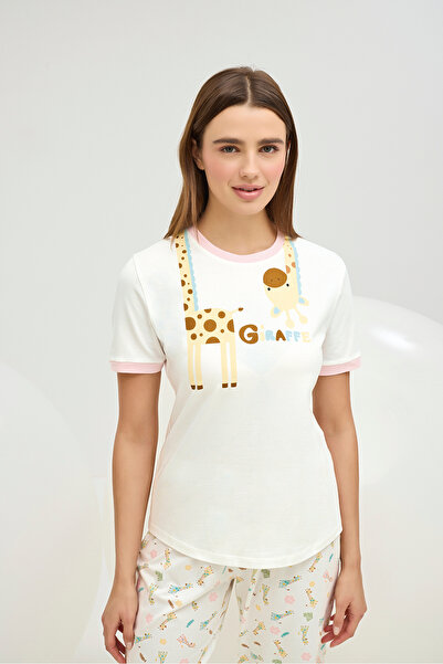 Sevim 16815 ДАМСКИ КОМПЛЕТ ПИЖАМА С ПРИНТ