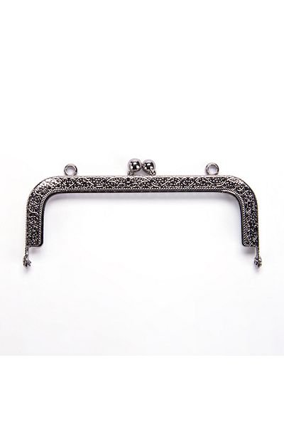 Sultan Silver Rectangular Crazy Burç 12.5 cm