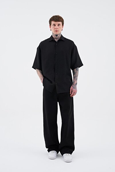 Machinist Men's Basic Black Shirt