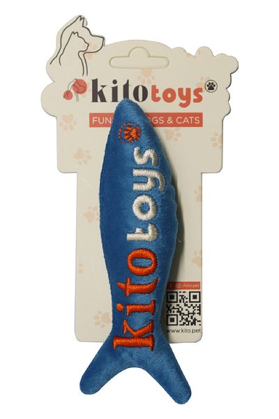 kito Toys Fish Plush Cat Toy (Matatabi Contains)