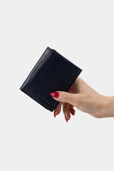 Lysande محفظة رجالية من الجلد الطبيعي – حجرة حامل البطاقة، تصميم أنيق، مع صند...