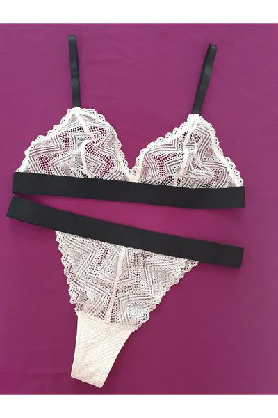 DEEP SECRET Powder Pink Bralet-string Set Ds20095brt