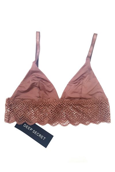 DEEP SECRET Καφέ Micro Lace Bralet Ds 200471 br