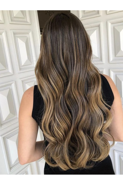 Hairpim Wavy (0.8 Gr) Doğal Sombre 50 Adet 60 Cm Yeni Nesil Kaynak Saç HP468