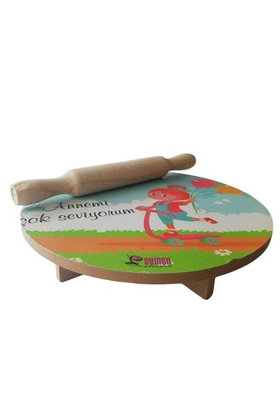 Takaloğlu My Dear Mother - Wooden Play Dough Table