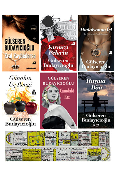 Doğan Kitap Gülseren Budayıcoğlu 6 Kitap Set / Kral Kaybederse - Kırmızı Pele...