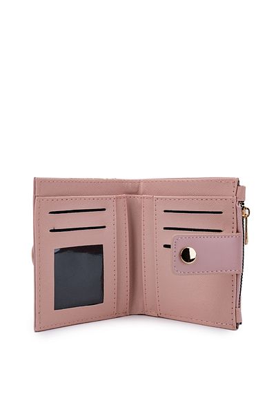 minebag Faux Leather Women's Wallet Powder Mn105