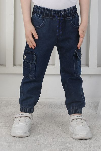 e-çocuk Cargo Pocket Elastic Waist Boys' Trousers1567