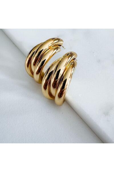 Venus Design Çelik 3 Halkali Küpe