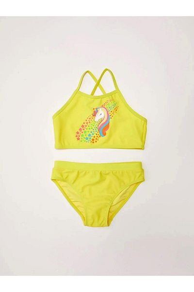 DEEP BEACH Printed Girl's Bikini Set