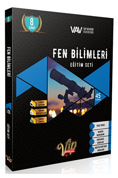 vip yayınları Vip 8. Sınıf Fen Bilimleri Eğitim Seti