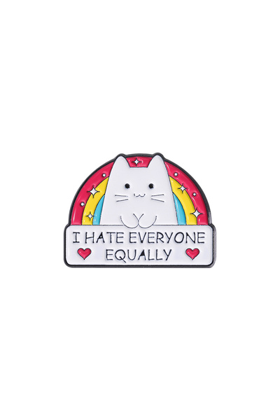 Choice دبابيس مطلية بالمينا على شكل حيوانات لطيفة QHXZ890، شارة على شكل قطة و...