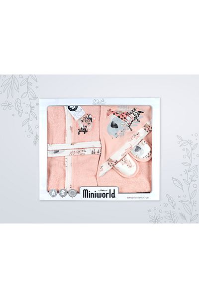 Miniworld Bathrobe Set Cute Jungle
