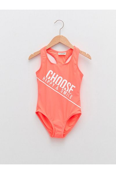 DEEP BEACH White Printed Swimsuit for Girls - Db 200798 Cm