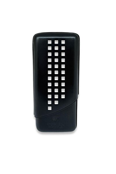 Cohiba Behike Deri Puro Kılıfı 3lü Siyah/Byz (64Ring)